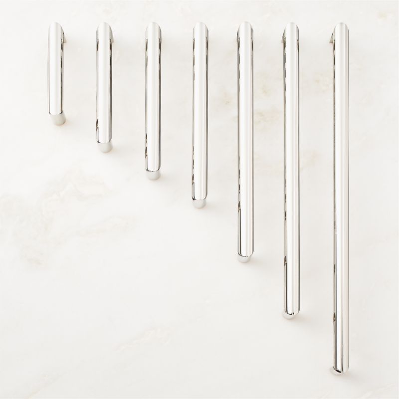 Curveaux Curved Polished Nickel Cabinet Handles - image 0 of 1