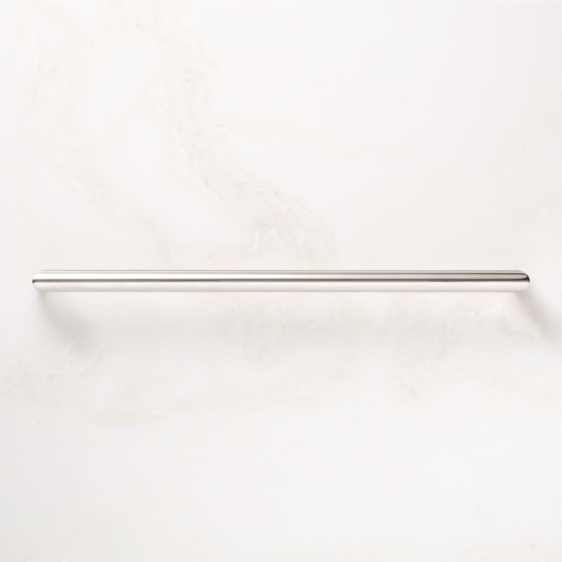 Curveaux Curved Polished Nickel Cabinet Handle 12'' - image 0 of 5