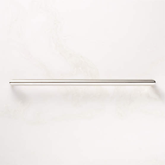 Curveaux Curved Polished Nickel Cabinet Handle 12''