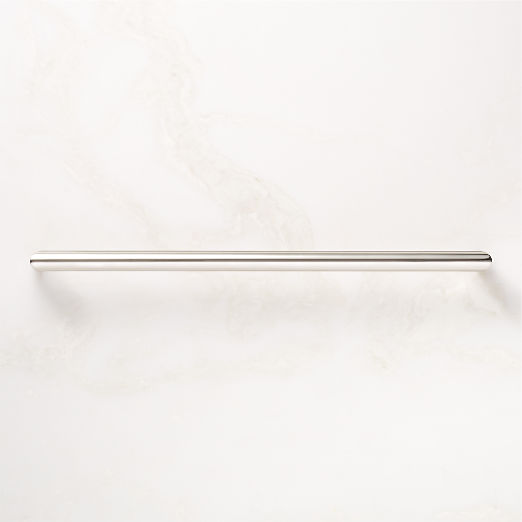 Curveaux Curved Polished Nickel Cabinet Handle 12''