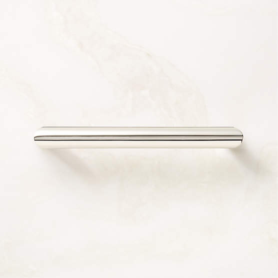 Curveaux Curved Polished Nickel Cabinet Handle 5''