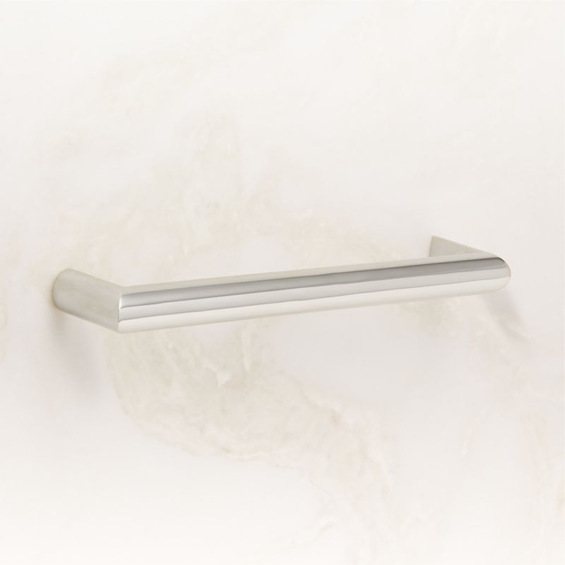 Curveaux Curved Polished Nickel Cabinet Handle 6'' - image 3 of 5