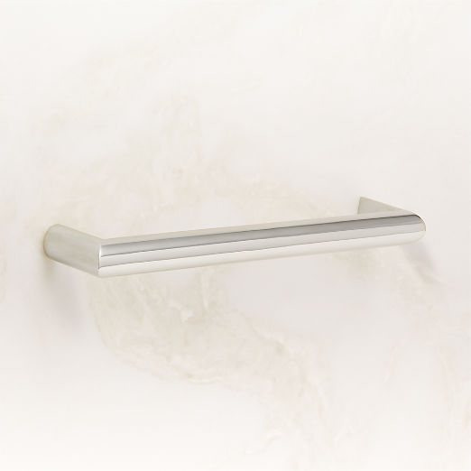 Curveaux Curved Polished Nickel Cabinet Handle 6''