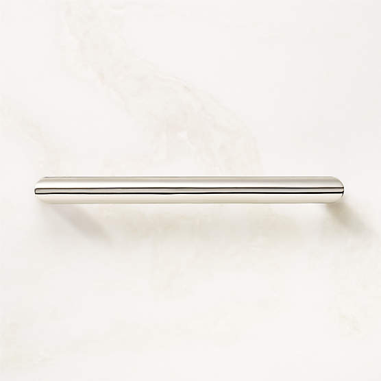 Curveaux Curved Polished Nickel Cabinet Handle 6''