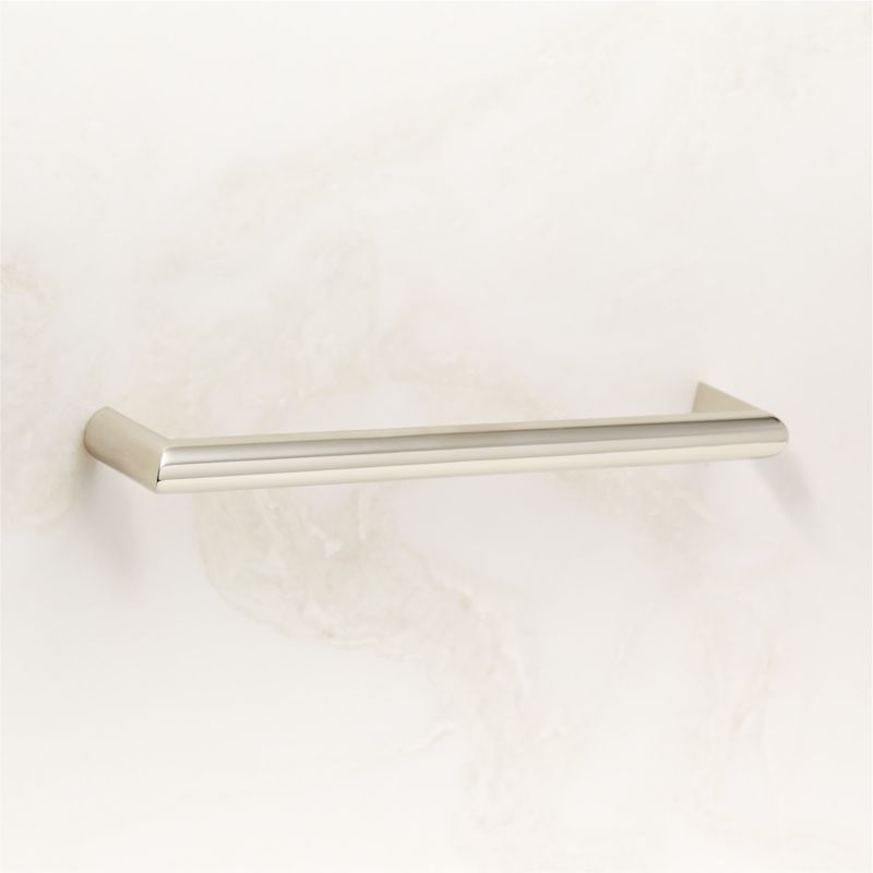 Curveaux Curved Polished Nickel Cabinet Handle 8'' - image 3 of 5