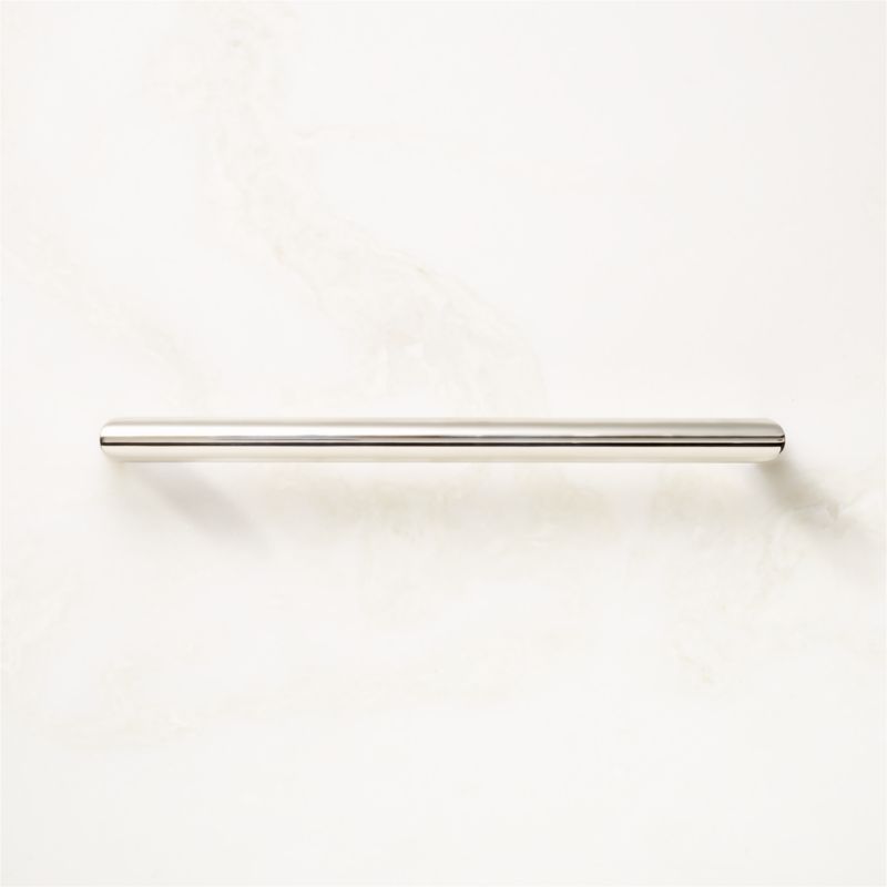 Curveaux Curved Polished Nickel Cabinet Handle 8'' - image 0 of 5