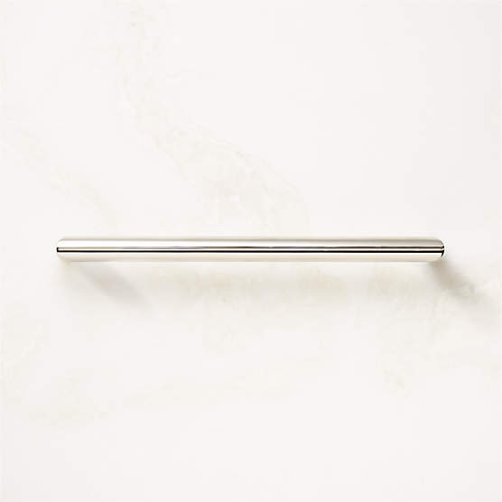 Curveaux Curved Polished Nickel Cabinet Handle 8''