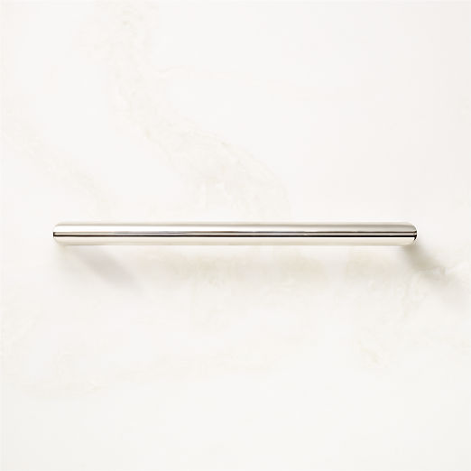 Curveaux Curved Polished Nickel Cabinet Handle 8''