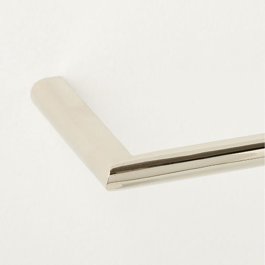 Curveaux Curved Polished Nickel Towel Bar 24"