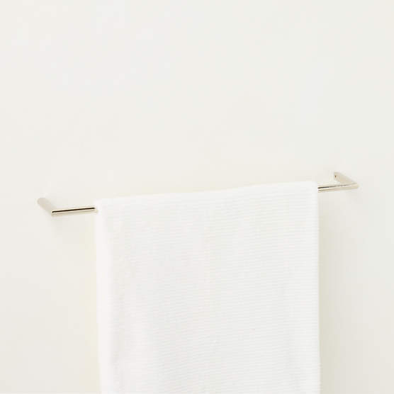 Curveaux Curved Polished Nickel Towel Bar 24"