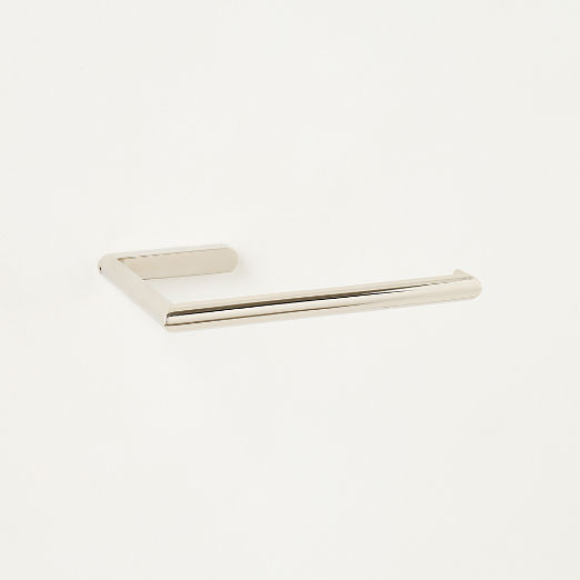 Curveaux Curved Polished Nickel Wall-Mounted Toilet Paper Holder