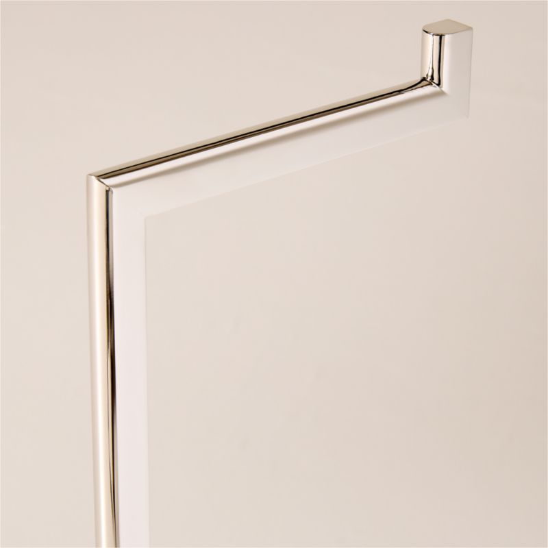 Curveaux Polished Nickel Toilet Paper Stand