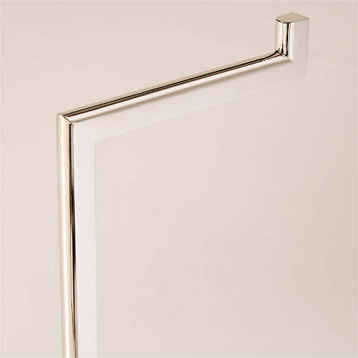 Curveaux Curved Polished Nickel Toilet Paper Stand