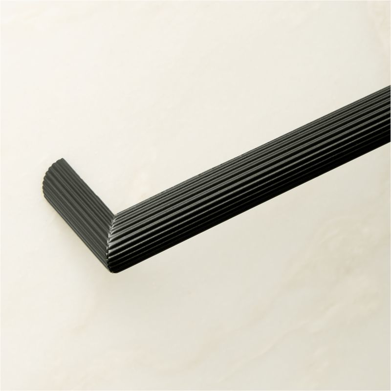 Curveaux Scored Black Cabinet Handle 6'' - image 3 of 5