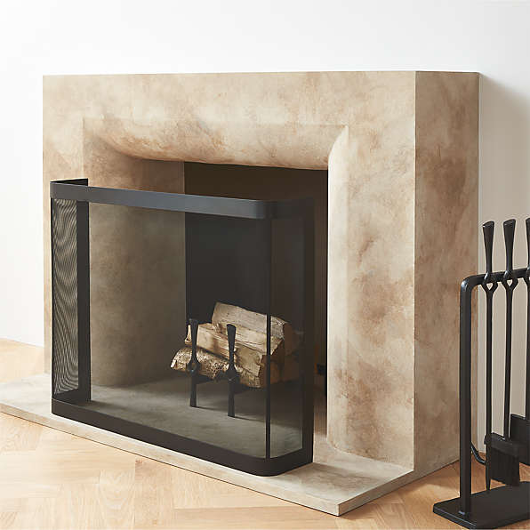 Modern Fireplace Screens | CB2