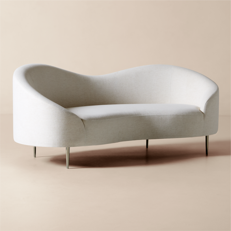 Curvo 75" Apartment Sofa Curious Eclipse - image 4 of 12
