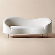 Curvo Sofa Bloce Grey by Goop