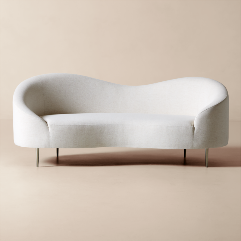 Curvo 75" Apartment Sofa Curious Eclipse - image 2 of 12