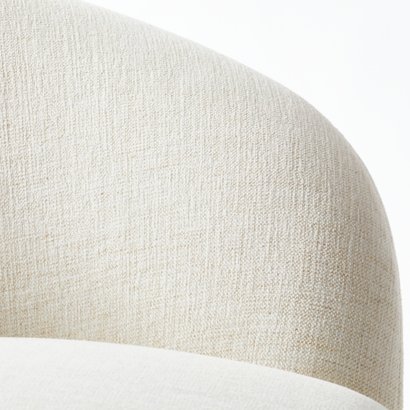 Curvo 96.5" White Performance Fabric Sofa by goop - image 7 of 15