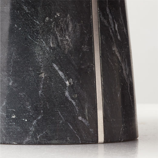 Cyloh Black Marble Pedestal Cake Stand