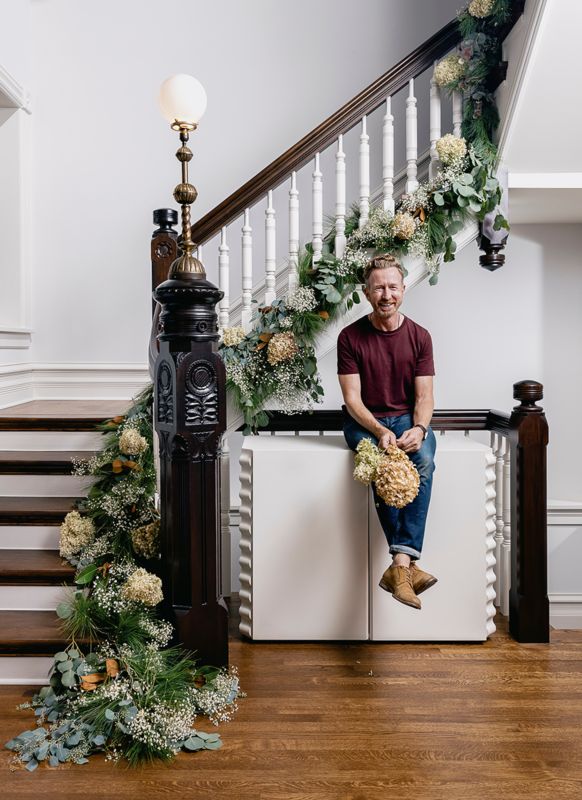 A chic DIY Christmas garland with CB2 stylist David Anger