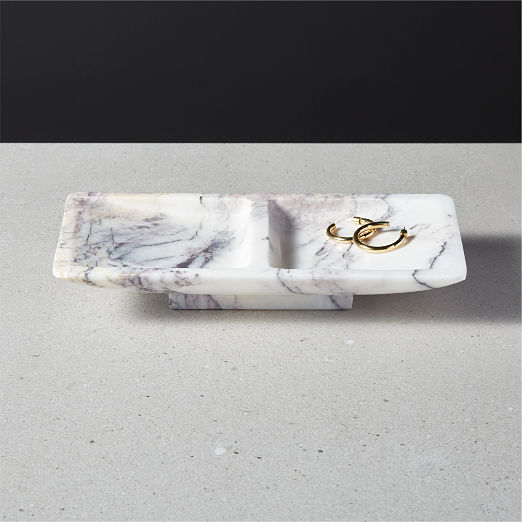 Daily Essentials Marble Jewelry Tray by Jennifer Fisher