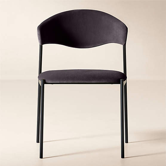 Damato Mink Velvet Dining Chair