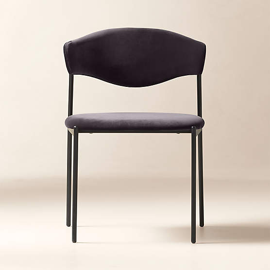Damato Mink Velvet Dining Chair