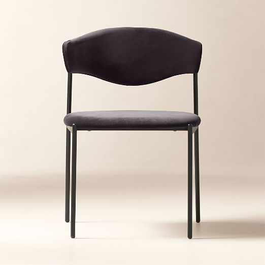 Damato Mink Velvet Dining Chair