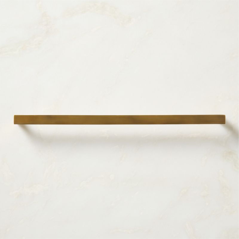 Damon Aged Brass Cabinet Handle 12" - image 2 of 7