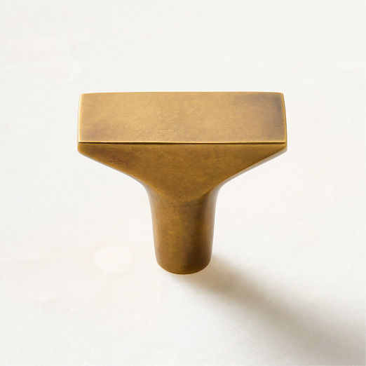 Damon Aged Brass Cabinet Knob 1.5"