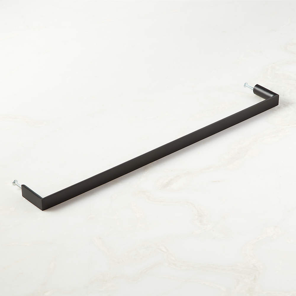 7 Damon Edge Black Drawer Pull