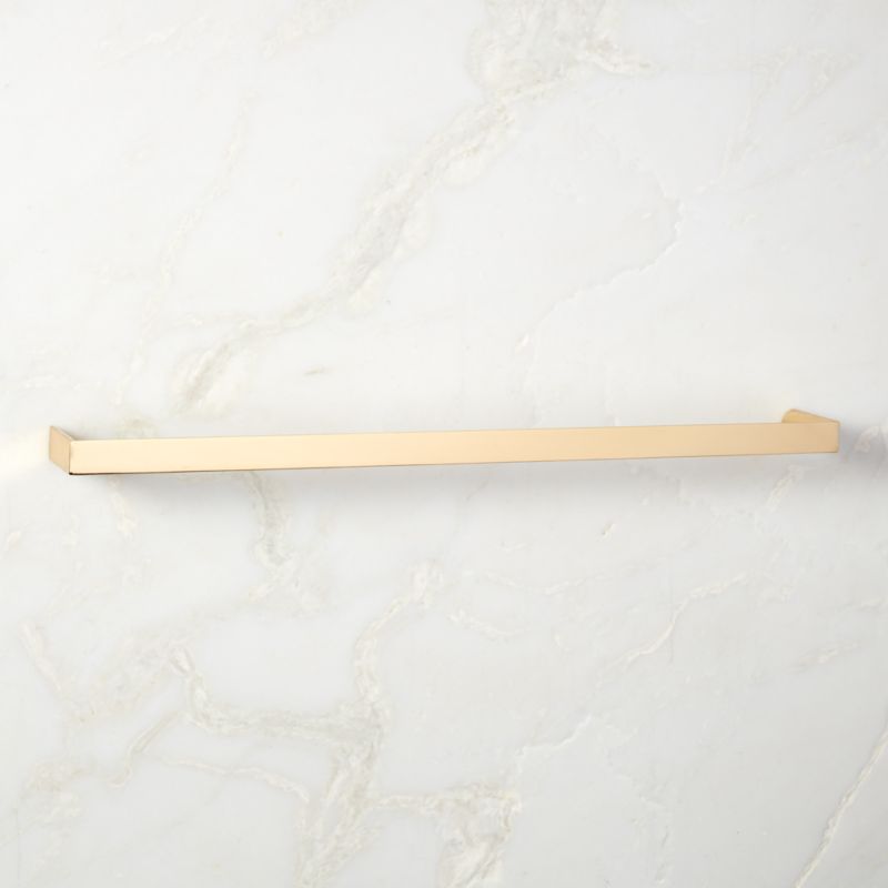 Damon Modern Polished Brass Appliance Pull 18'' + Reviews