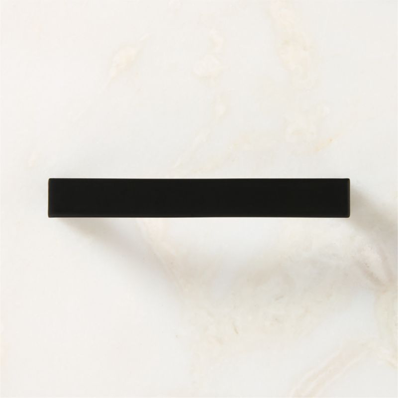 Damon Matte Black Metal Cabinet Handle 4" - image 1 of 6
