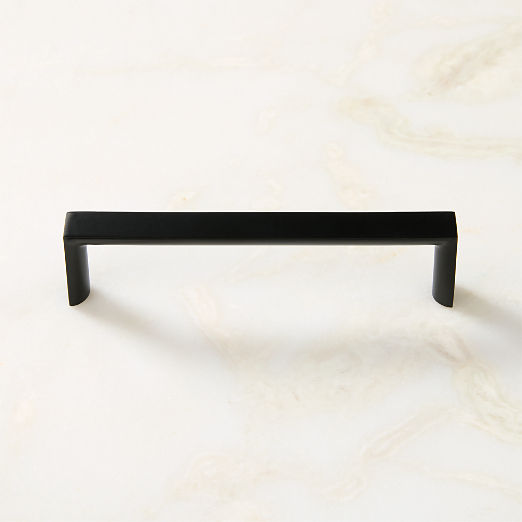 Damon Matte Black Metal Cabinet Handle 5"