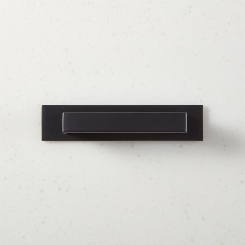 Viewing product image Damon Black Handle with Back Plate 3" - image 1 of 4