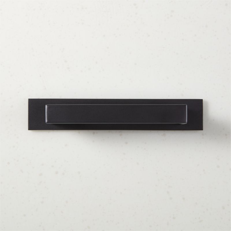 Viewing product image Damon Black Handle with Back Plate 4" - image 1 of 4