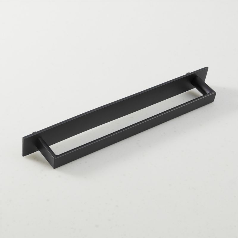 Damon Brushed Brass Handle with Back Plate 5"