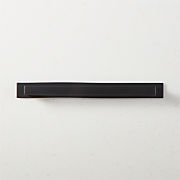 Damon Brushed Brass Handle with Back Plate 5"