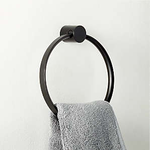 NORCKS Antique Brass Towel Ring, Hand Towel Holder for Bathroom Wall Mount  Retro Round Towel Rail Rack