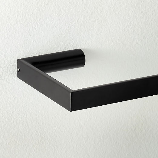 Damon Black Wall Mount Toilet Paper Holder