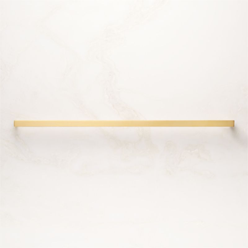 Damon Brushed Brass Cabinet Handle 18'' - image 0 of 7