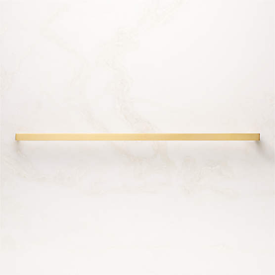 Damon Brushed Brass Cabinet Handle 18''