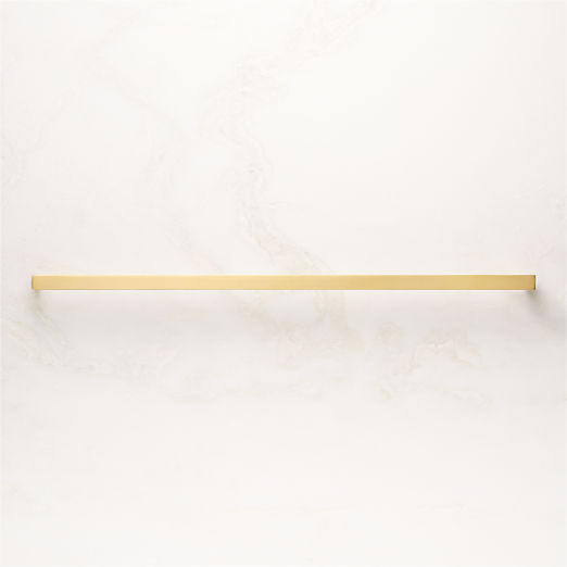 Damon Brushed Brass Cabinet Handle 18''