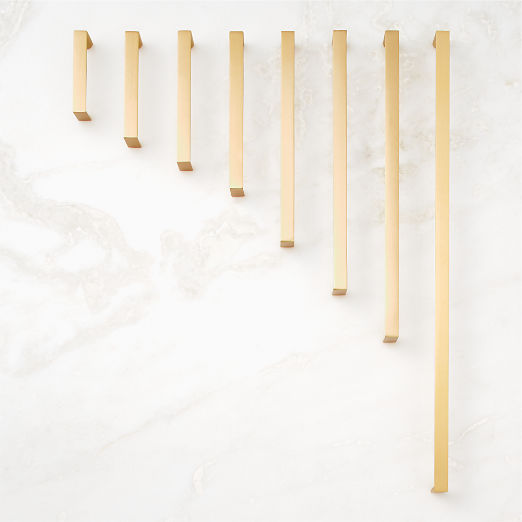 Damon Brushed Brass Handles