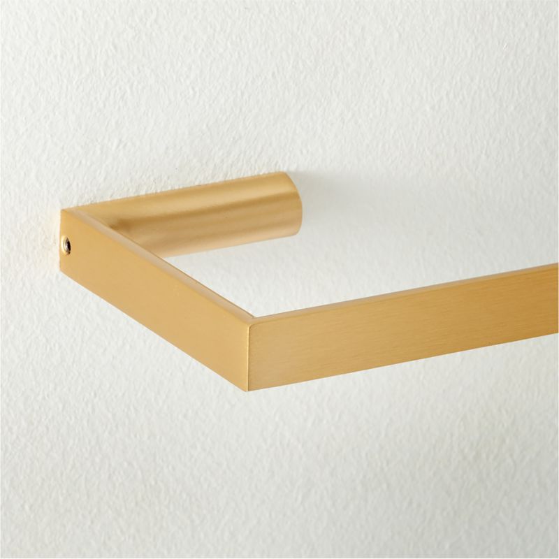 Damon Brushed Brass Wall Mount Toilet Paper Holder - image 2 of 4