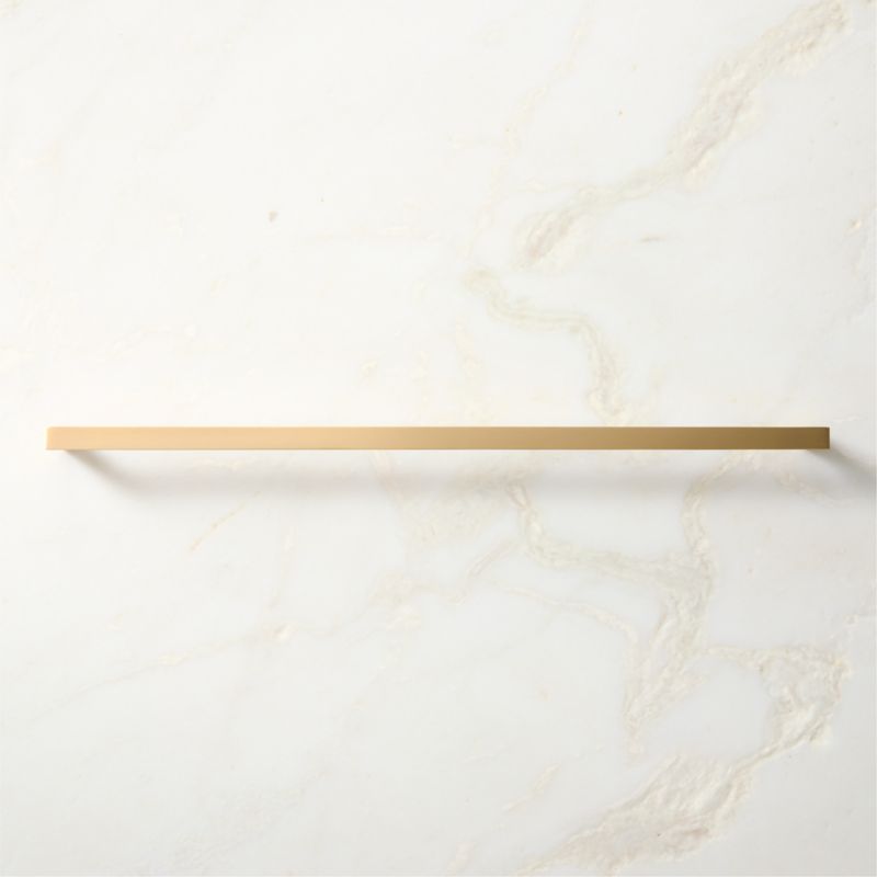 Damon Brushed Brass Cabinet Handle 18'' - image 1 of 6