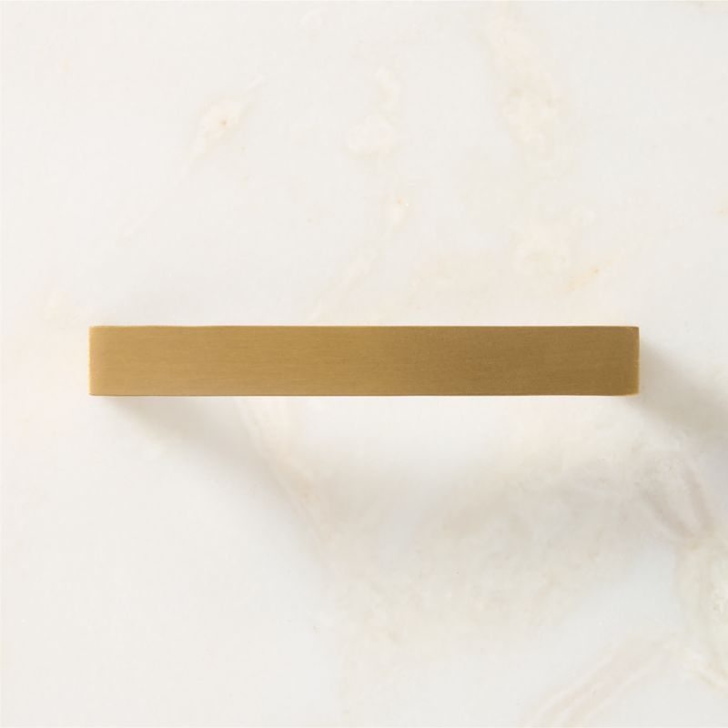 Damon Brushed Brass Cabinet Handle 4" - image 1 of 6