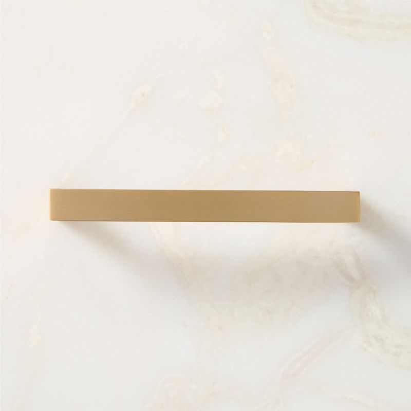 Damon Brushed Brass Cabinet Handle 5" - image 1 of 6