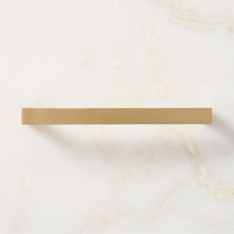 Damon Brushed Brass Cabinet Handle 6" - image 1 of 6